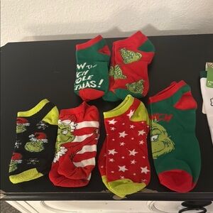 Grinch socks